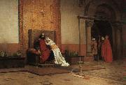Jean-Paul Laurens The Excommunication of Robert the Pious Norge oil painting reproduction